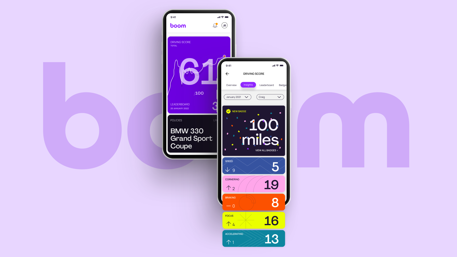 boom app overview and driving score