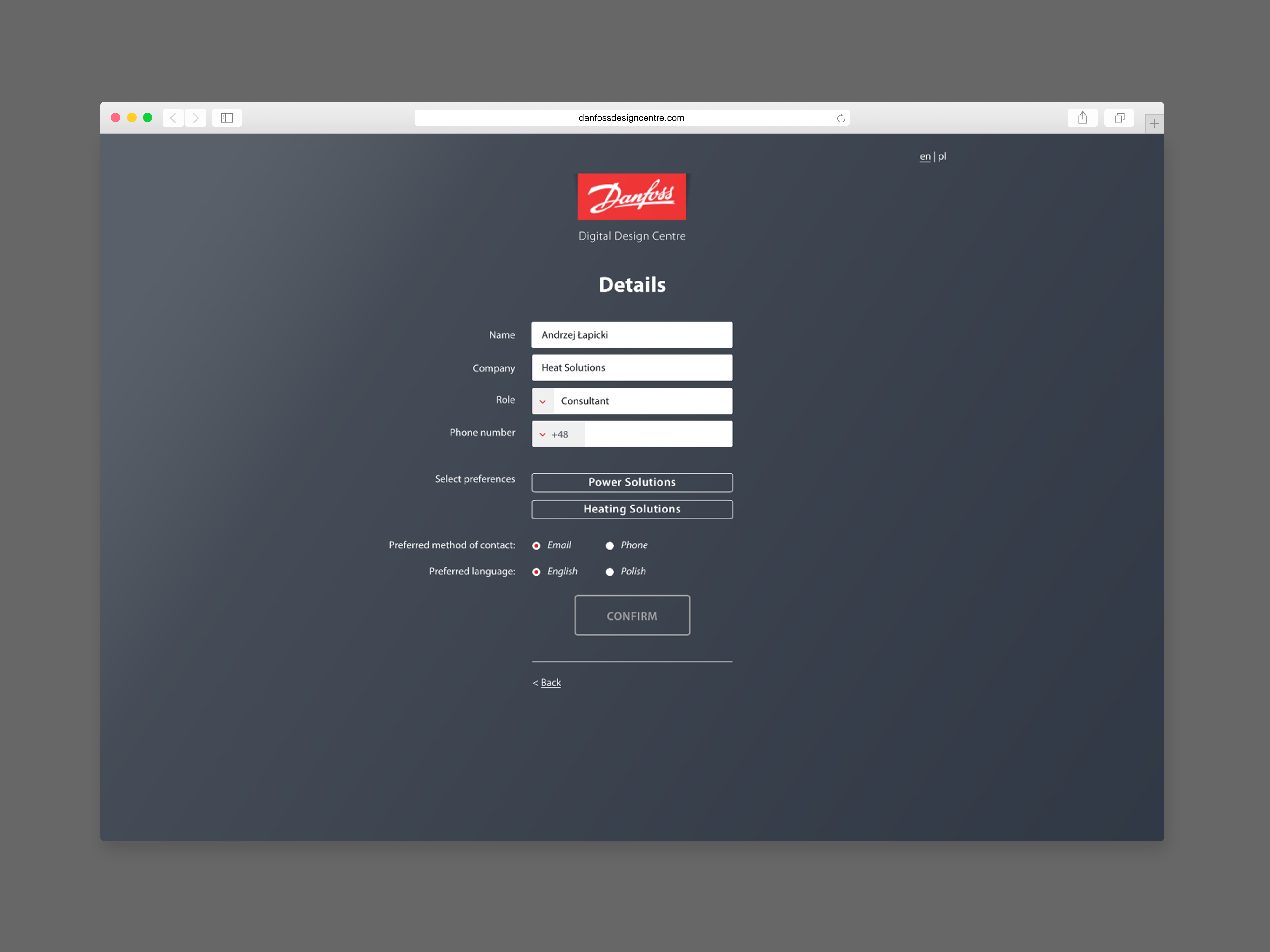 Danfoss Digital Design Centre project artwork