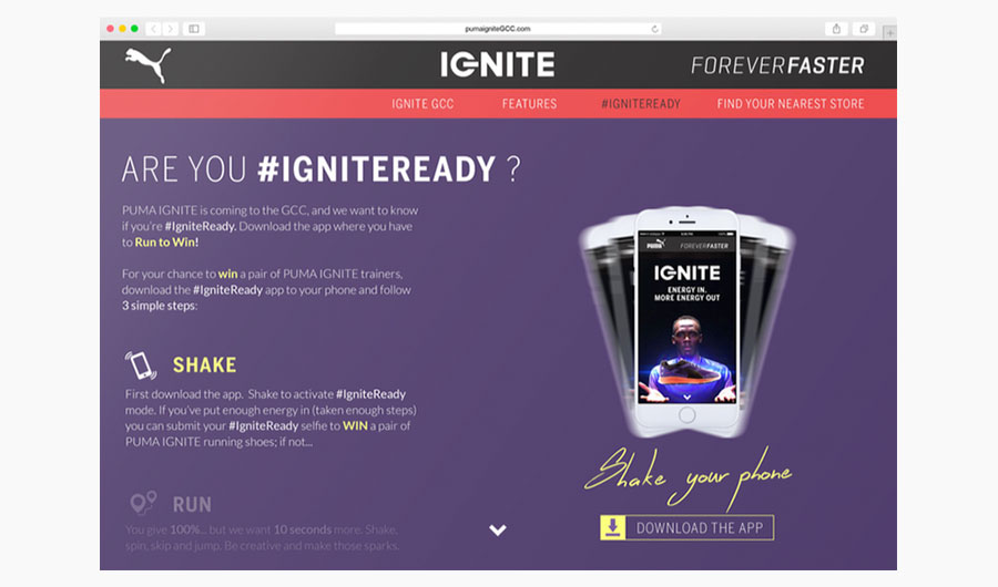 Puma #IgniteReady project artwork