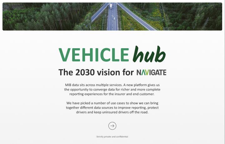 Vehicle Hub 2030 vision for Navigate